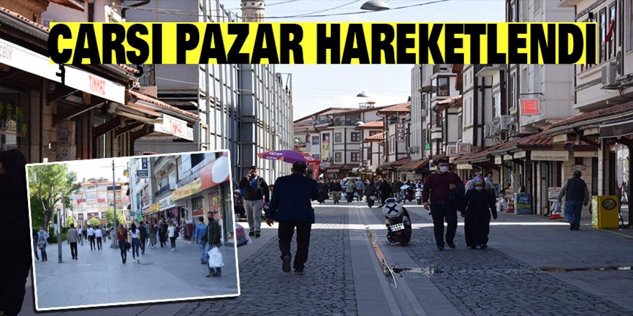 Konya'da Çarşı Pazar Hareketlendi