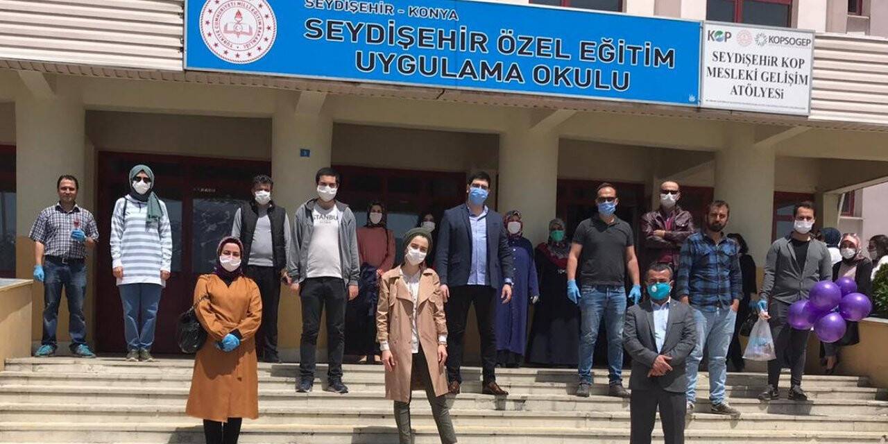Konya'da Özel Eğitim Uygulama okulundan öğrencilere ziyaret