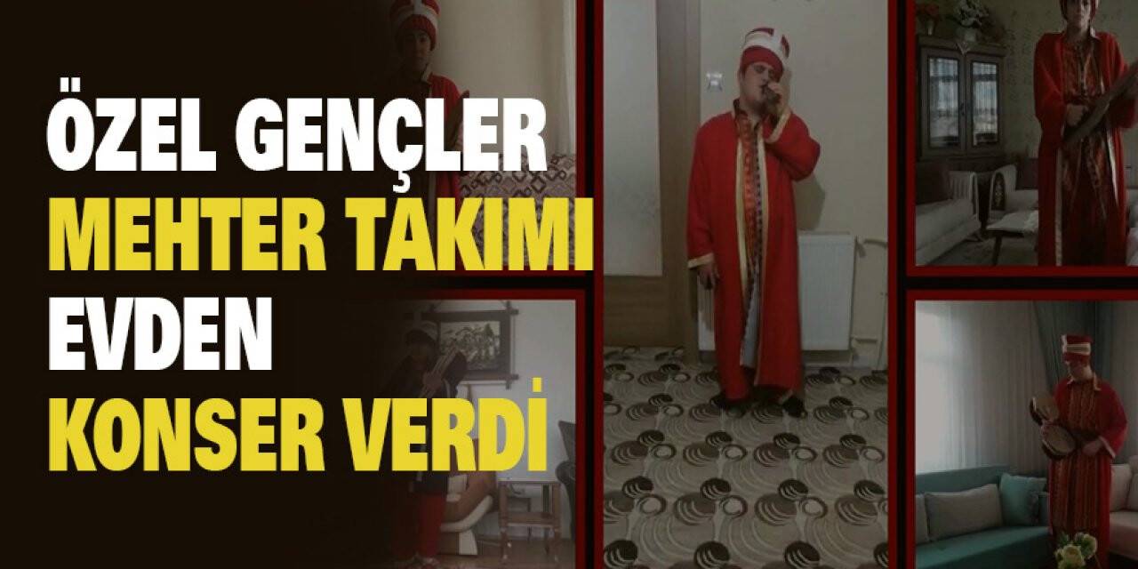 Özel Gençler Mehter Takımı Evden Konser Verdi