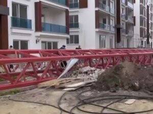 Dev Vinç Devrildi: 1 Ölü, 2 Yaralı