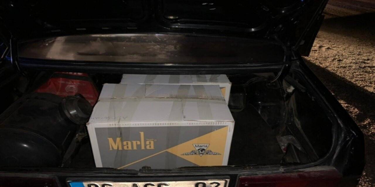 Ankara'da jandarmanın takibi sonucu 19 bin 620 makaron ele geçirildi
