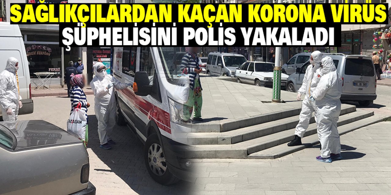 Konya'da Sağlıkçılardan Kaçan Korona Virüs Şüphelisini Polis Yakaladı