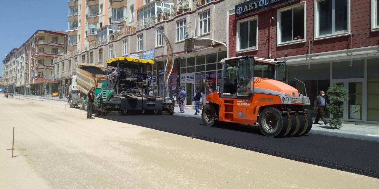 Sorgun'da asfalt çalışmaları