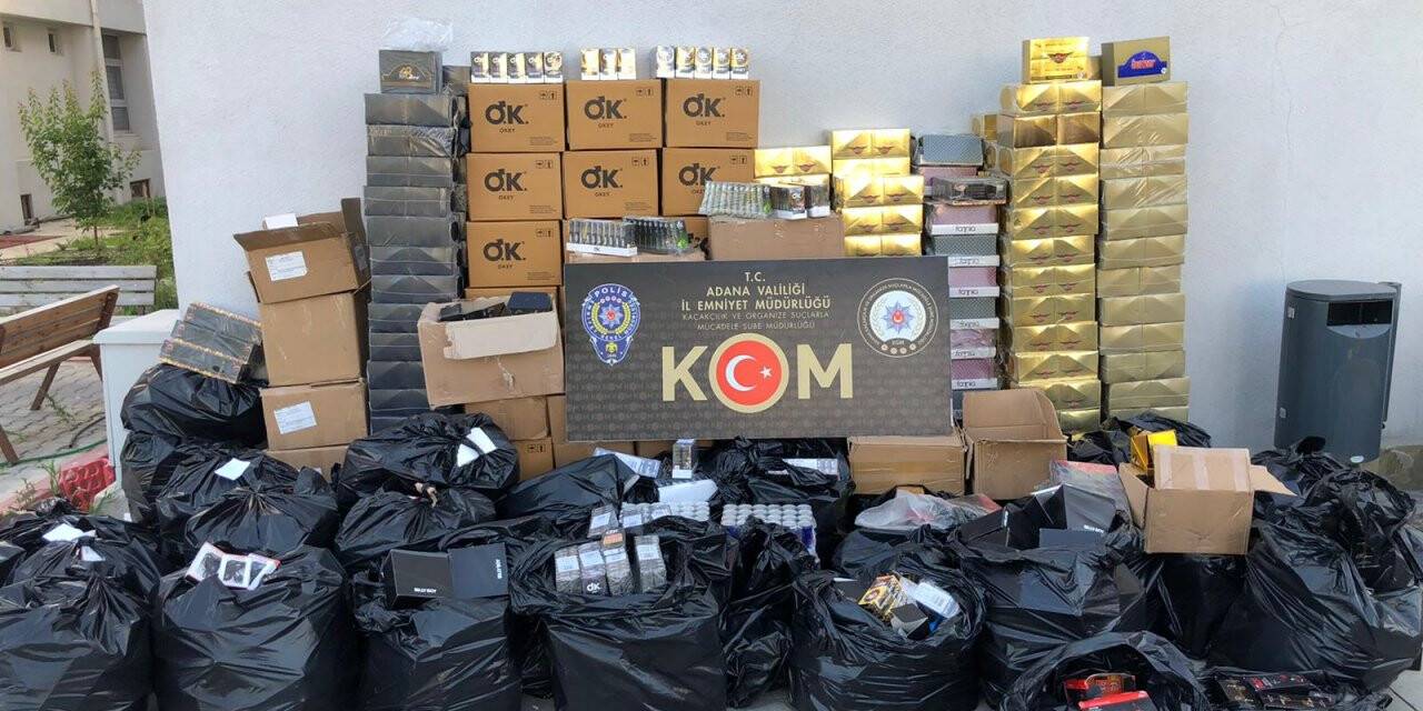 Adana'da gümrük kaçakçılığı operasyonu