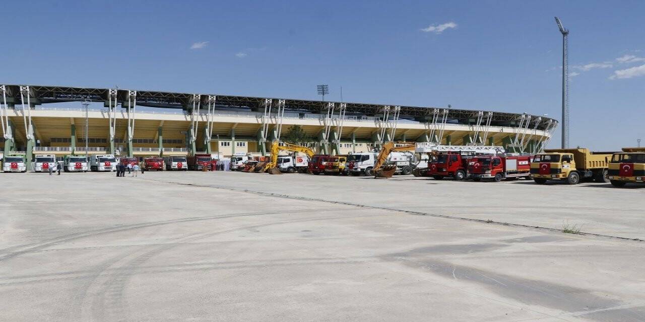 Konya Büyükşehir’den Barış Pınarı Bölgesine Araç Hibesi