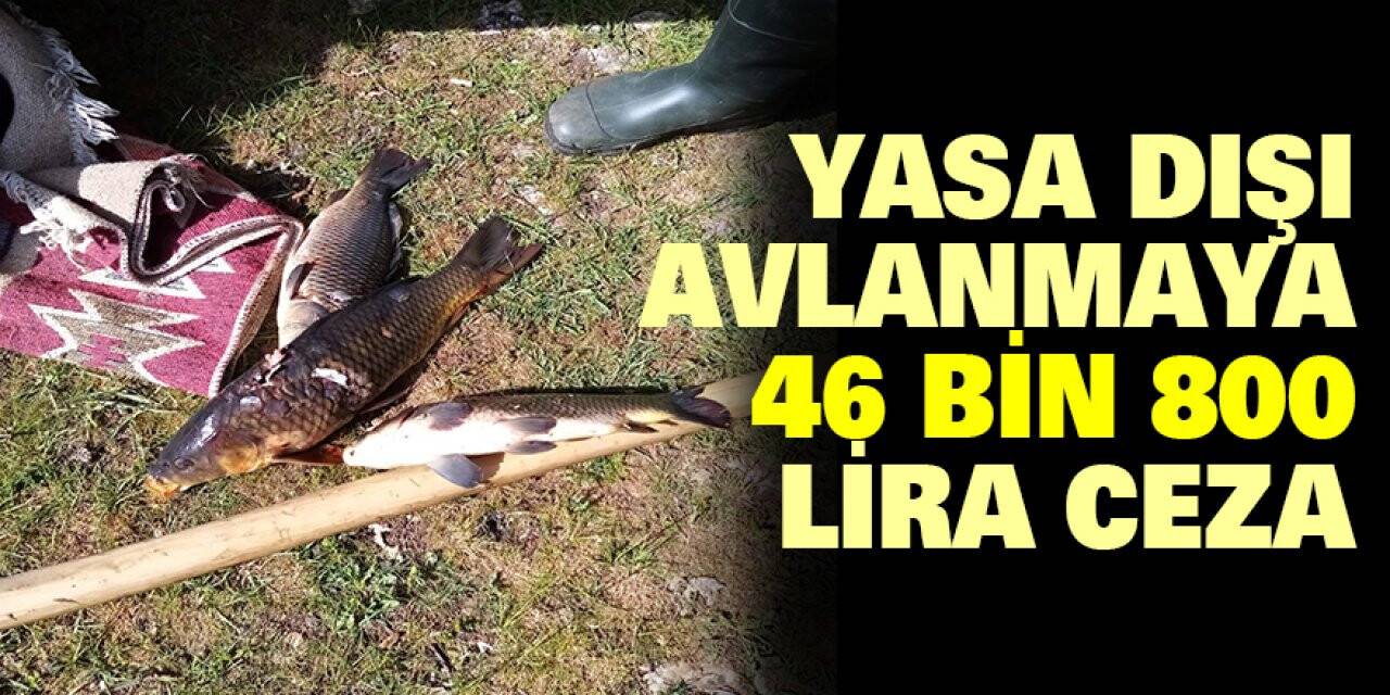 Konya Beyşehir Gölünde Yasa Dışı Avlanmaya 46 Bin 800 Lira Ceza