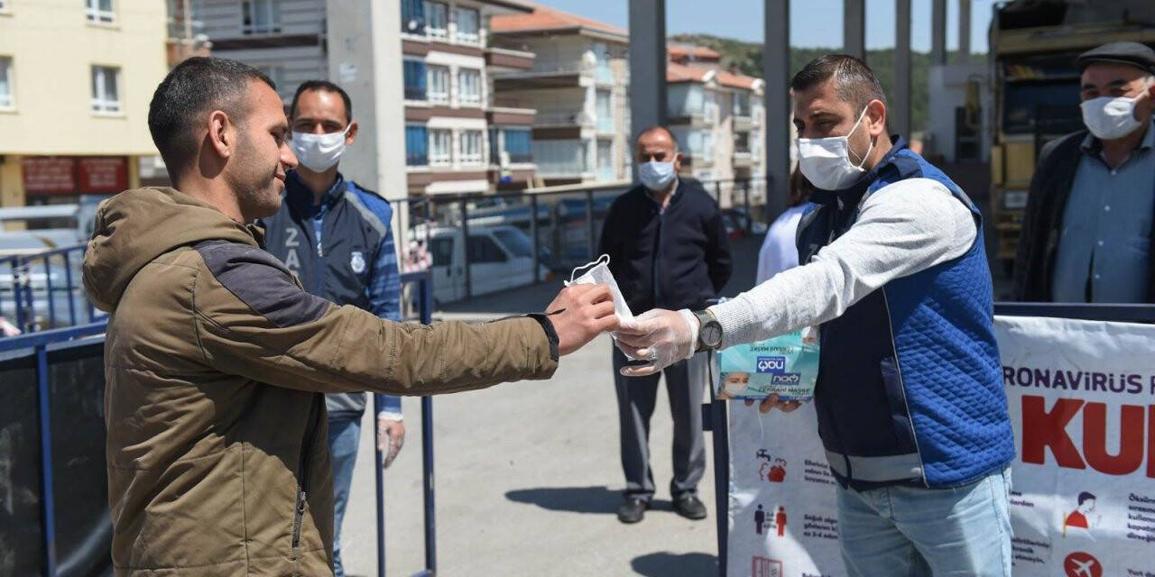 Altındağ Belediyesince 500 bin maske dağıtıldı