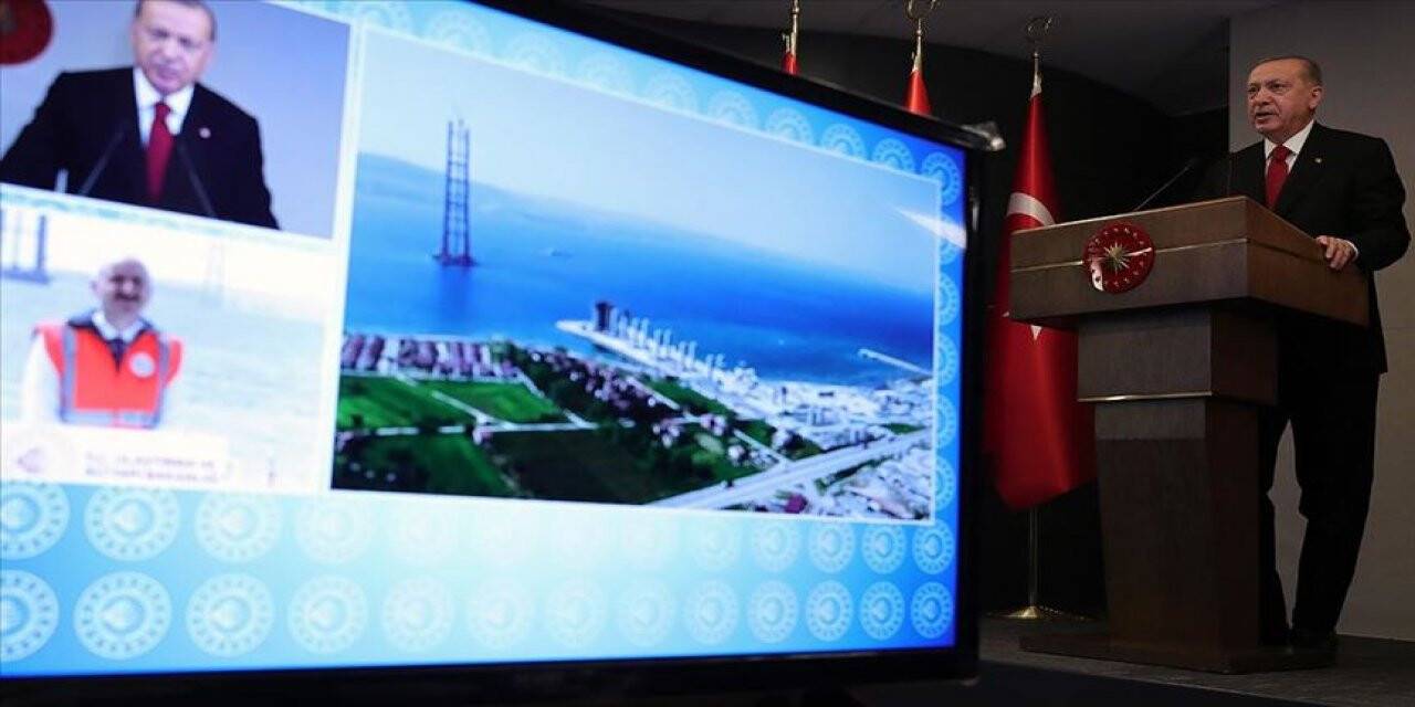 Cumhurbaşkanı Erdoğan: Çanakkale Boğazı'na köprü inşaatı asırların hayalidir