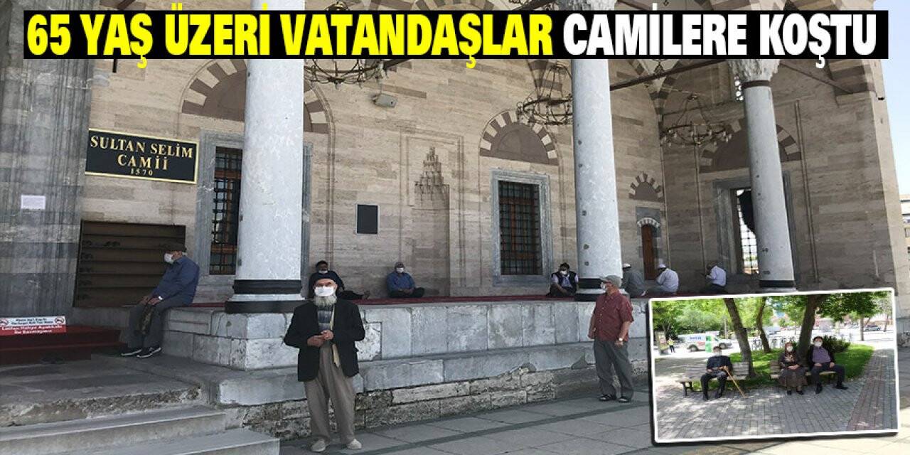 Konya’da 65 Yaş Üzeri Vatandaşlar Camilere Koştu