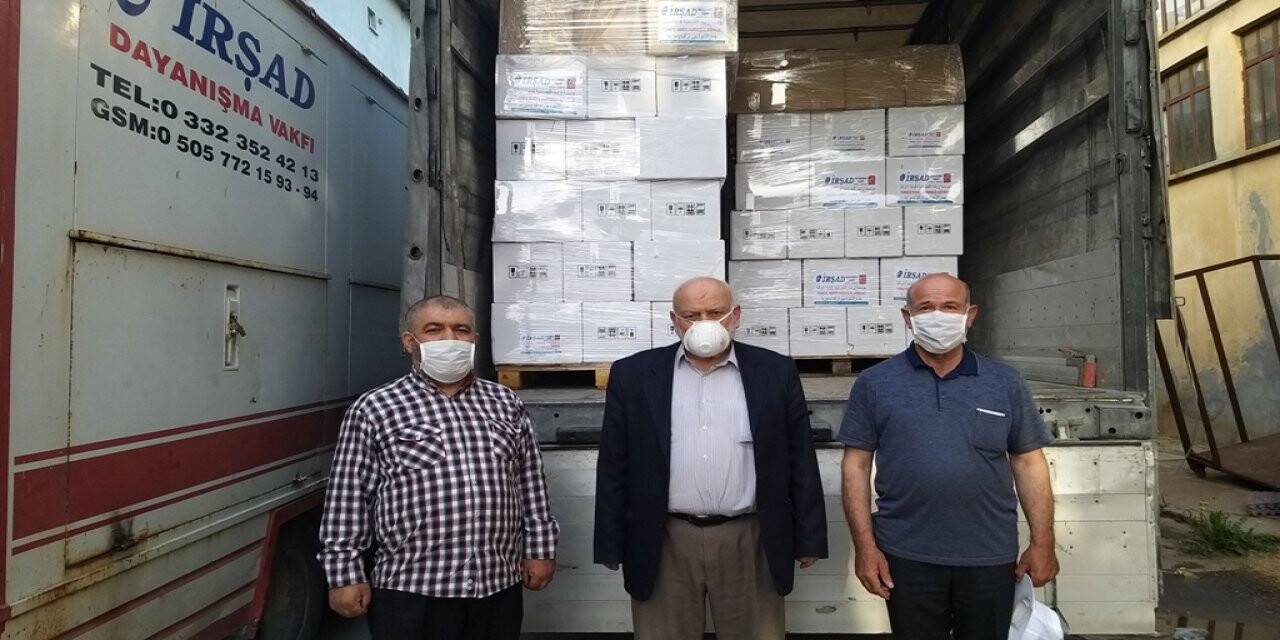 İrşad Vakfı Yardım Tırı Suriye için yola çıktı
