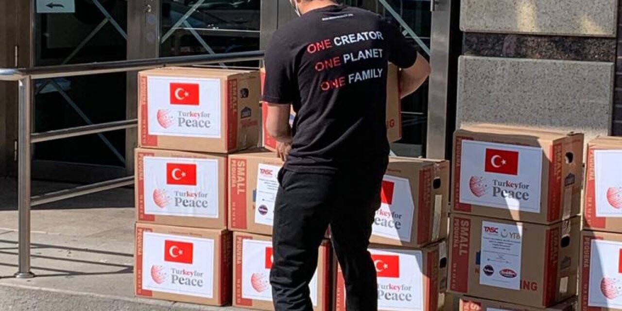 YTB desteğiyle ABD’deki Türk STK'lardan Müslüman topluma yardım