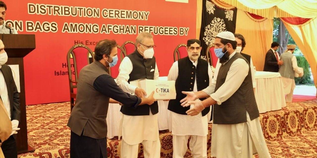 TİKA'dan Pakistan'daki 1500 Afgan mülteci aileye gıda yardımı