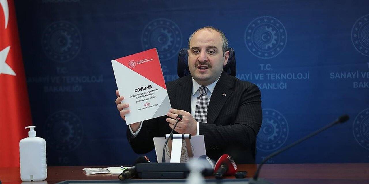 Bakan Varank 'Covid-19 Hijyen, Enfeksiyon Önleme ve Kontrol Kılavuzu'nu tanıttı