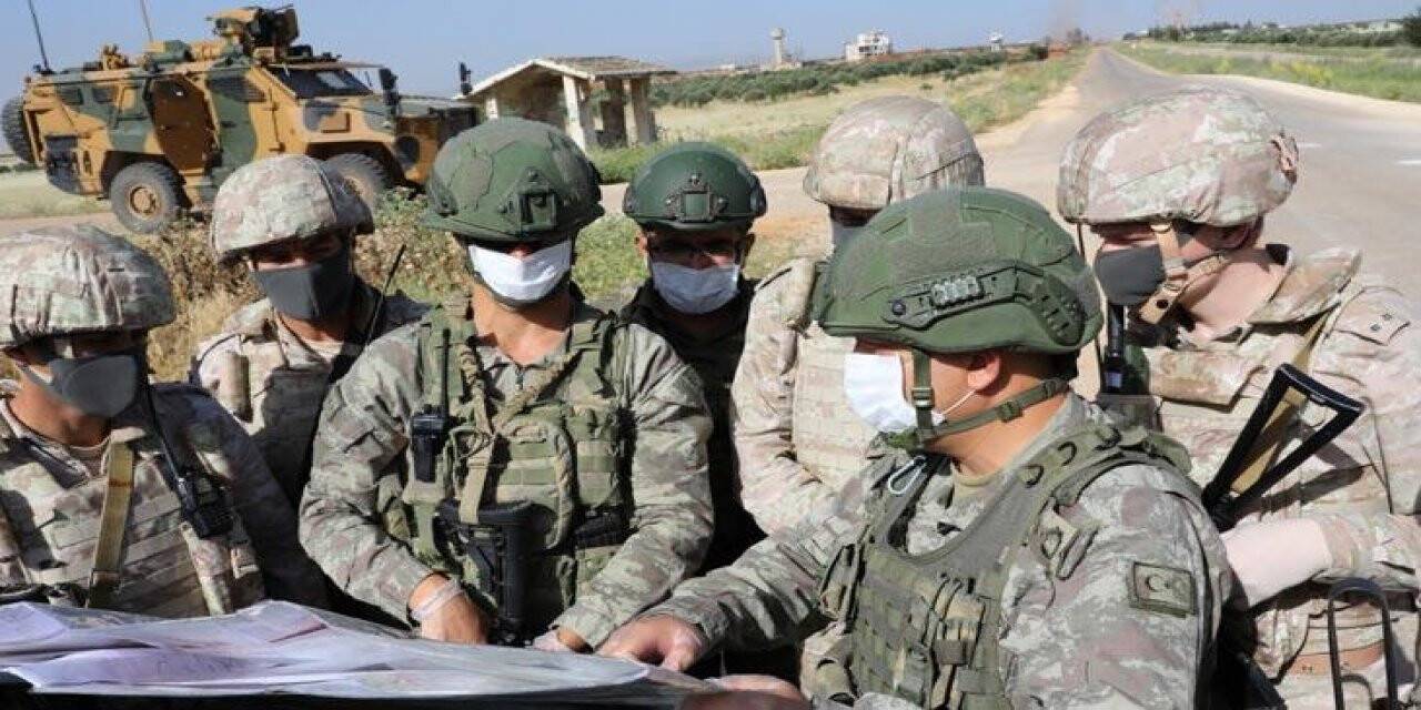 MSB: İdlib'de 12'nci Türk-Rus Birleşik Kara Devriyesi icra edildi
