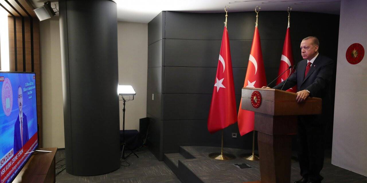 Cumhurbaşkanı Erdoğan Kura Töreni'ne video konferansla katıldı