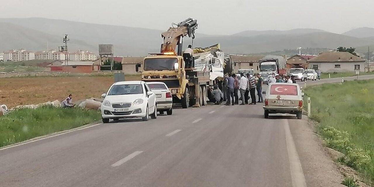 Konya’da kamyon kazası