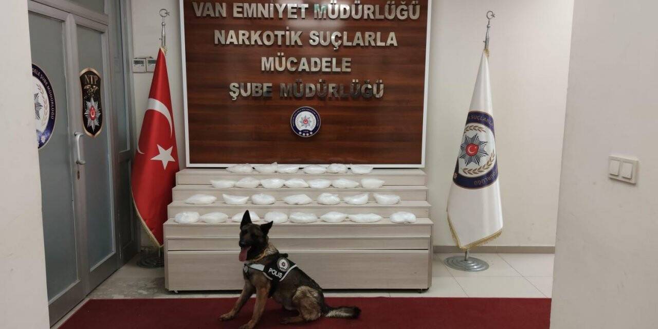 Van'da 14 kilogram sentetik uyuşturucu ele geçirildi
