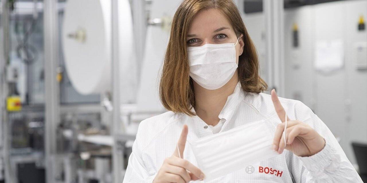 Bosch, tam otomatik maske üretim hattını hayata geçirdi