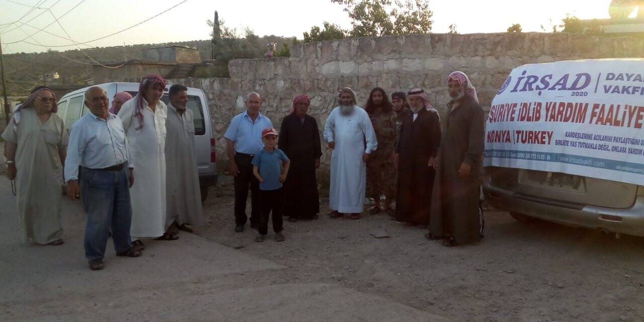 İrşad Suriye'ye 600 Gıda kolisini teslim etti