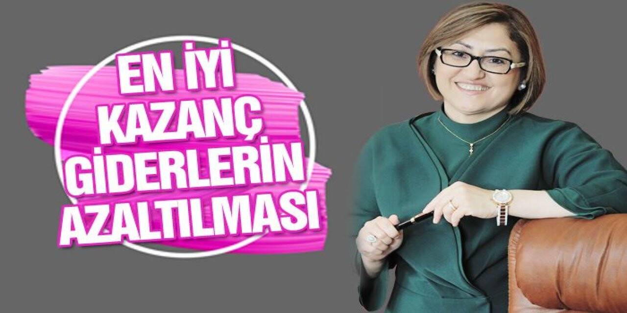 TBB Başkanı Fatma Şahin: "En iyi kazanç, giderlerin azaltılması"
