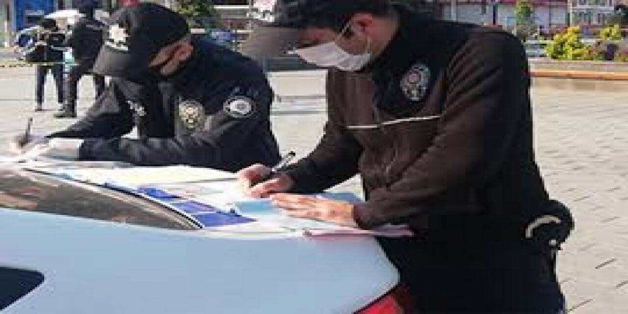 Seydişehir'de sokağa maskesiz çıkan 7 kişiye para cezası
