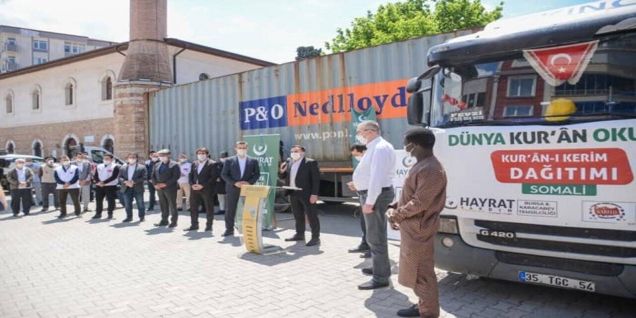Bursa'dan Somali'ye 30 bin Kur'an-ı Kerim gönderildi