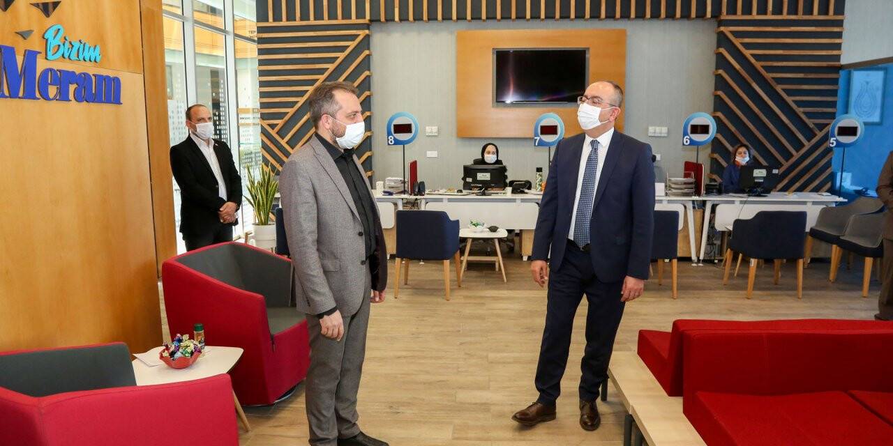 Meram Belediye Başkanı Kavuş'tan, Vefa Sosyal Destek Grubu'na  bayram ziyareti