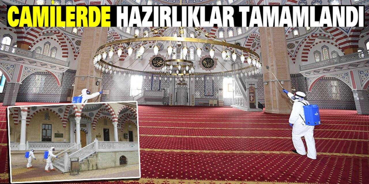 Konya’da Camilerde Hazırlıklar Tamamlandı