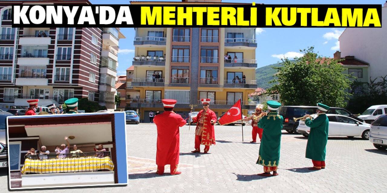 Konya Akşehir’de Mehterli Kutlama