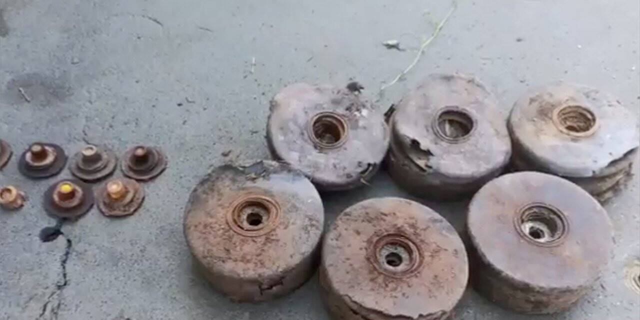 MSB Şırnak'ta tespit edilen 11 antitank mayınının imha görüntülerini paylaştı
