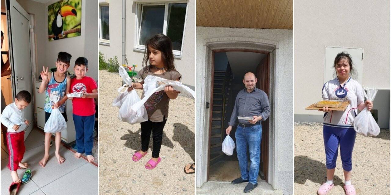 Almanya'da DİTİB camisinden mültecilere bayram ikramı