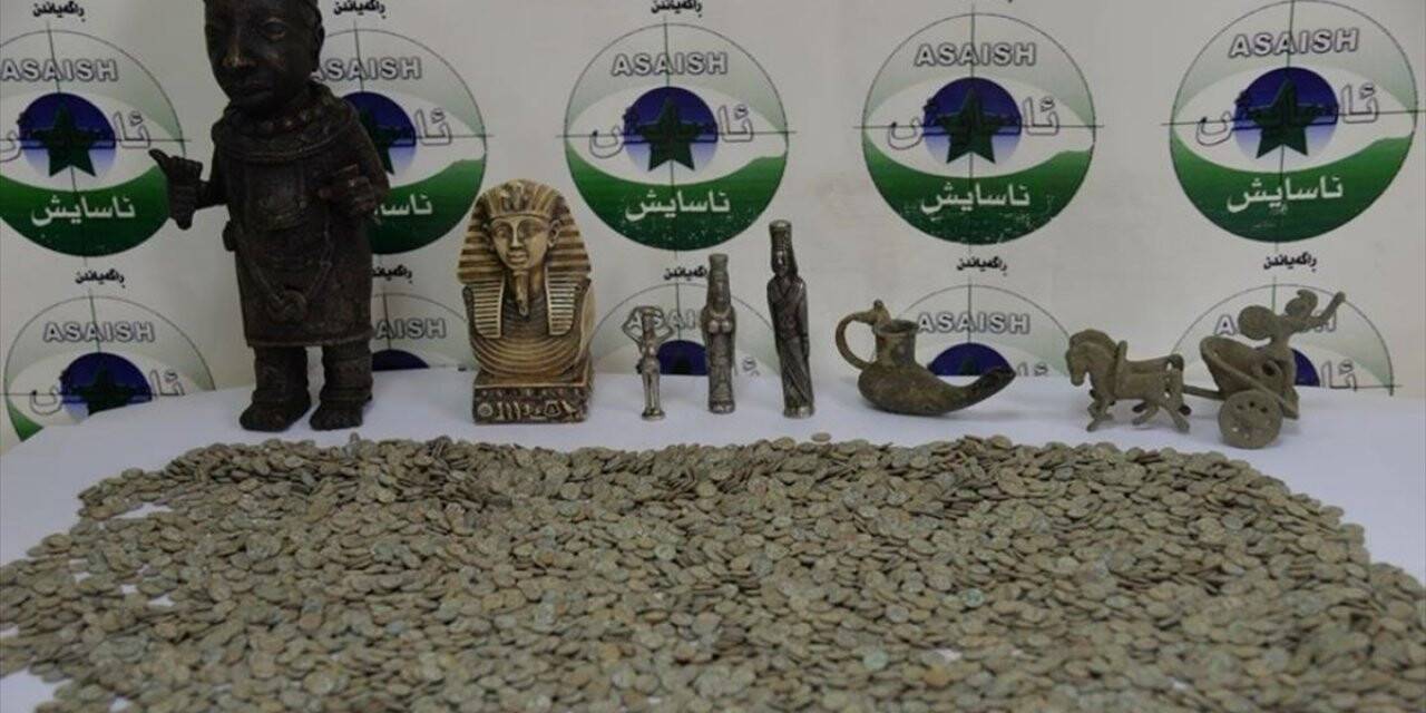 Irak'ta 5 bin adet sikke ve 7 tarihi eser ele geçirildi