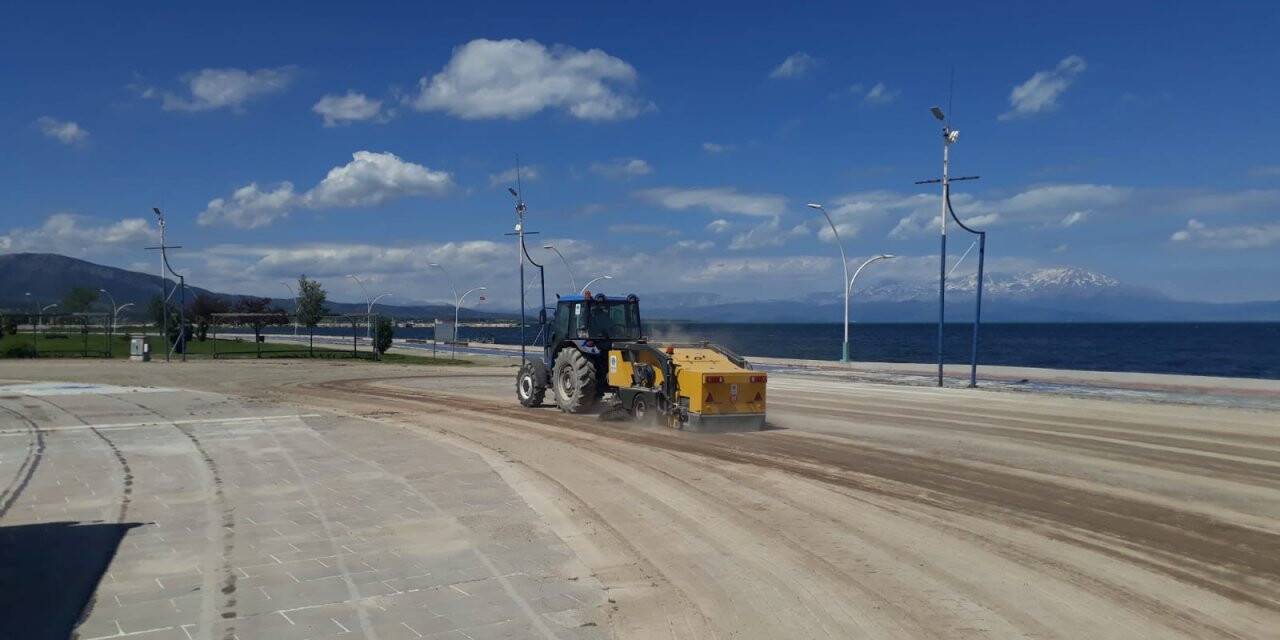 Beyşehir'de dezenfeksiyon çalışmaları devam ediyor