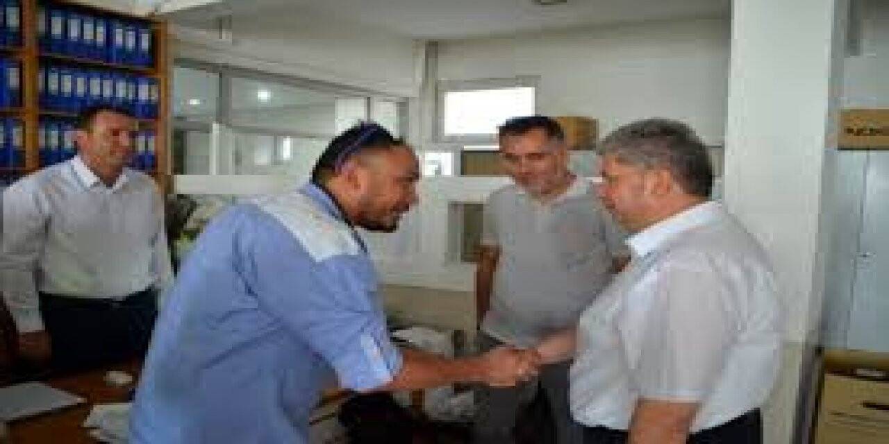 Bünyan Belediye Başkanı Altun, personelle bayramlaştı