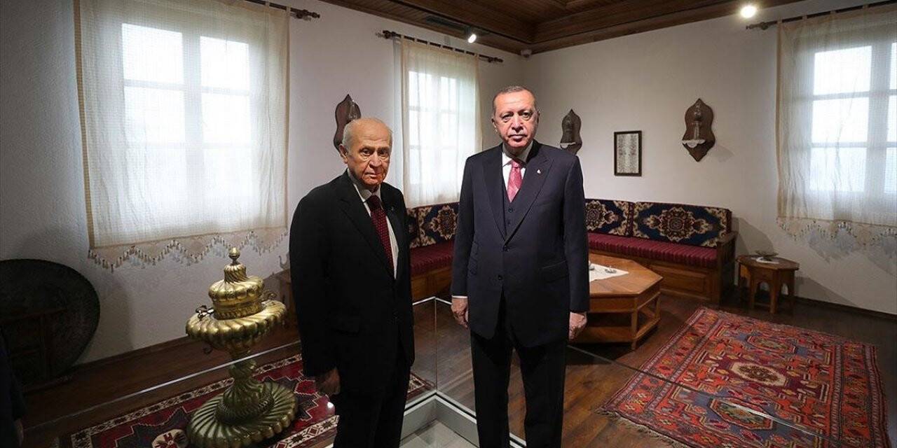 Cumhurbaşkanı Erdoğan ve MHP Genel Başkanı Bahçeli Demokrasi ve Özgürlükler Adası'nı gezdi