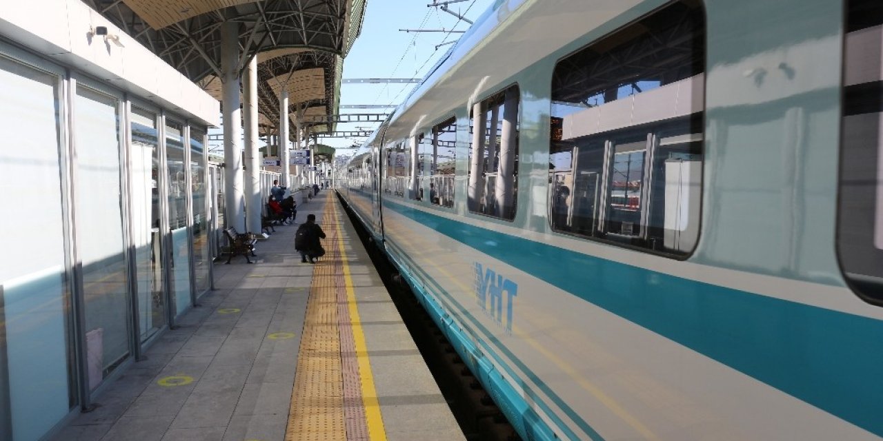 Konya-Ankara YHT hattındaki tren seferleri iptal edildi