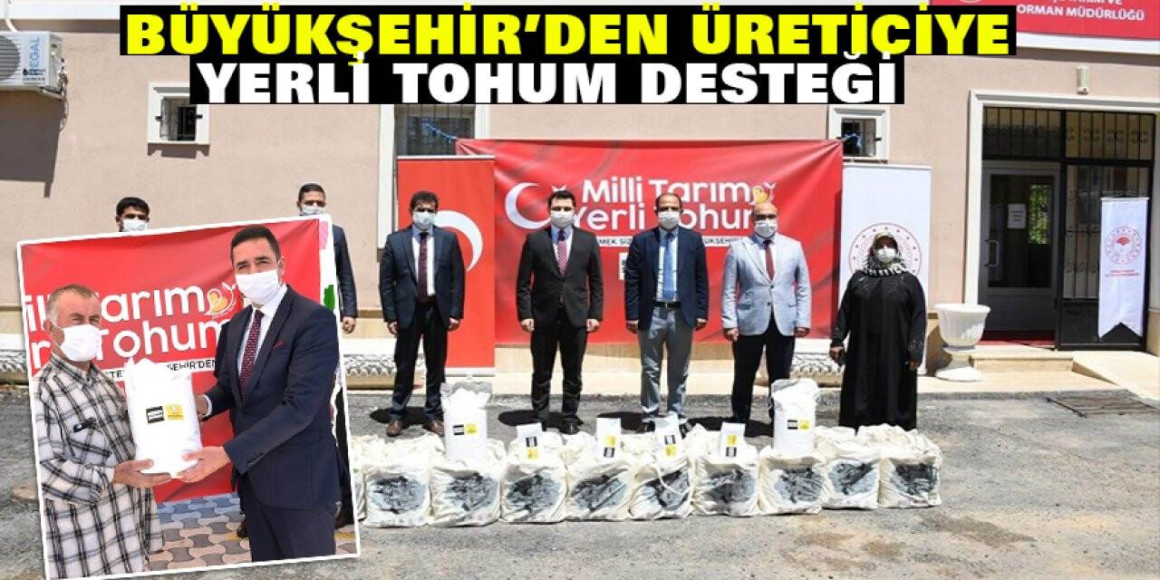 Konya Büyükşehir’den üreticiye yerli susam tohumu desteği