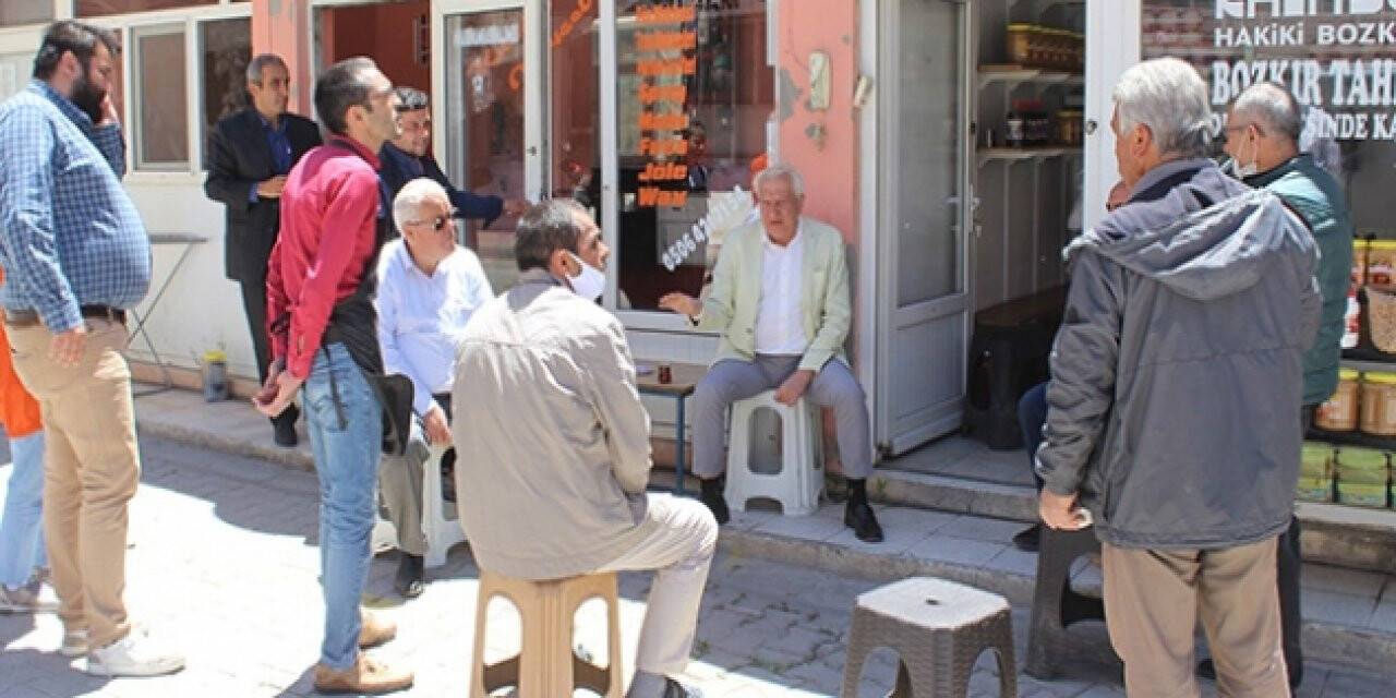 Bozkır'da tahinciler pazarı onarım çalışmasıyla modernleşecek