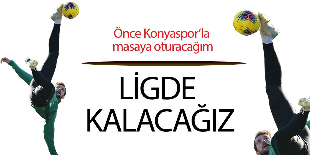 Konyasporlu futbolcu Uğur Demirok: Bülent hoca takıma hırs, istek ve arzu getirdi