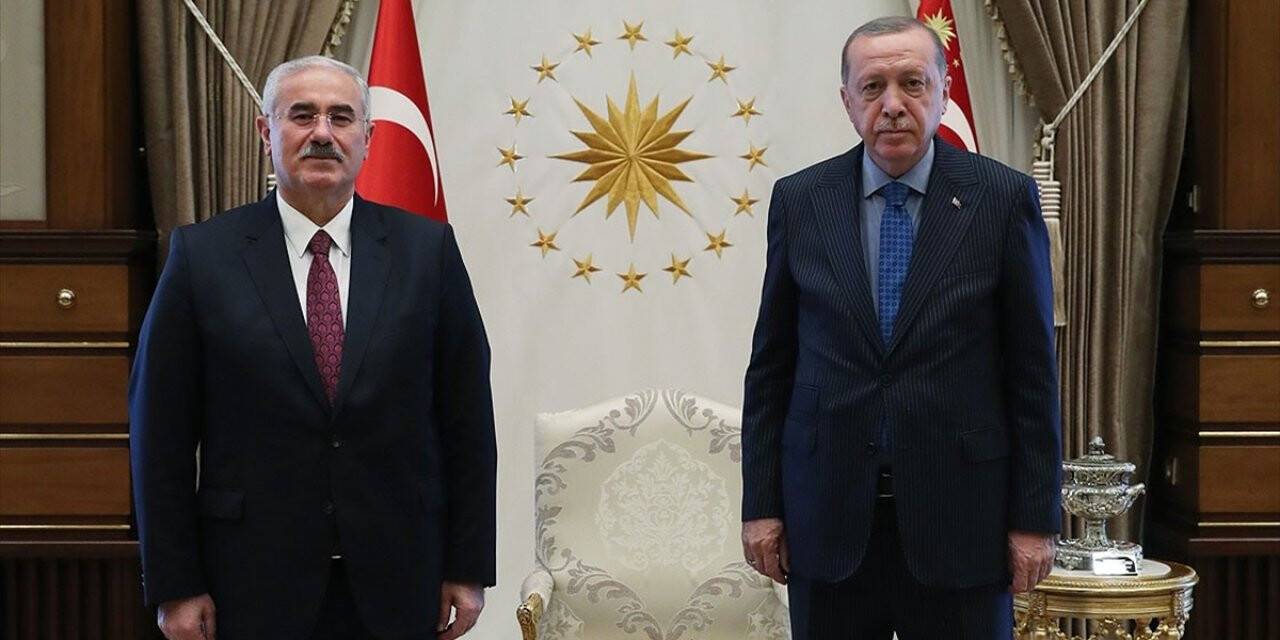 CUMHURBAŞKANI ERDOĞAN YARGITAY BAŞKANI AKARCA'YI KABUL ETTİ