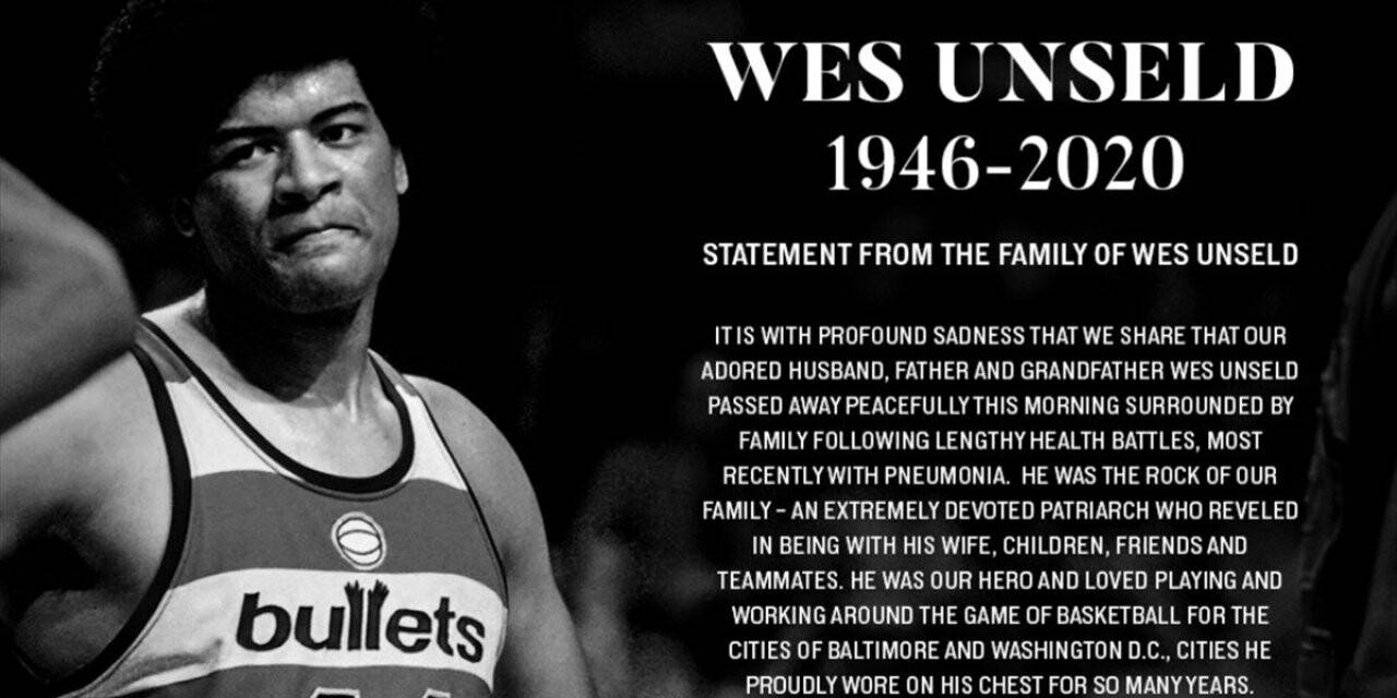 NBA EFSANESİ WES UNSELD HAYATINI KAYBETTİ