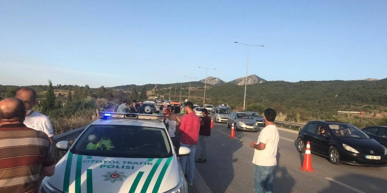 İzmir’de zincirleme kaza