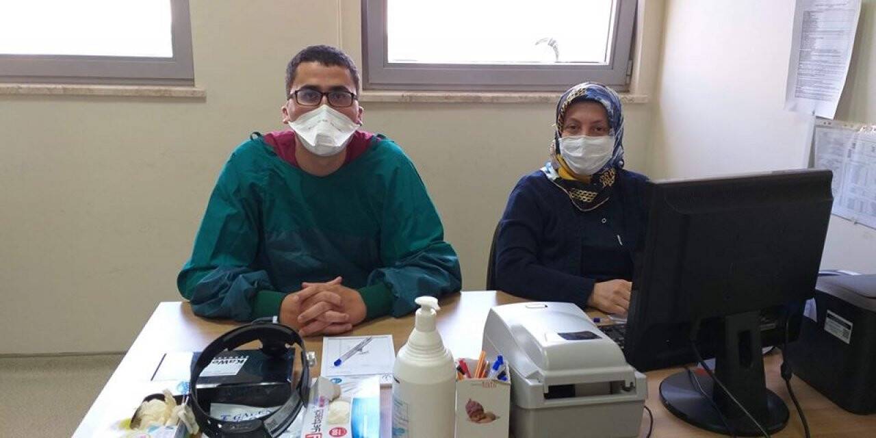 Bozkır'a atanan KBB uzmanı göreve başladı