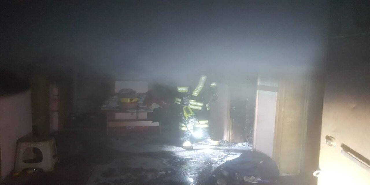 Kayseri'de ev yangını