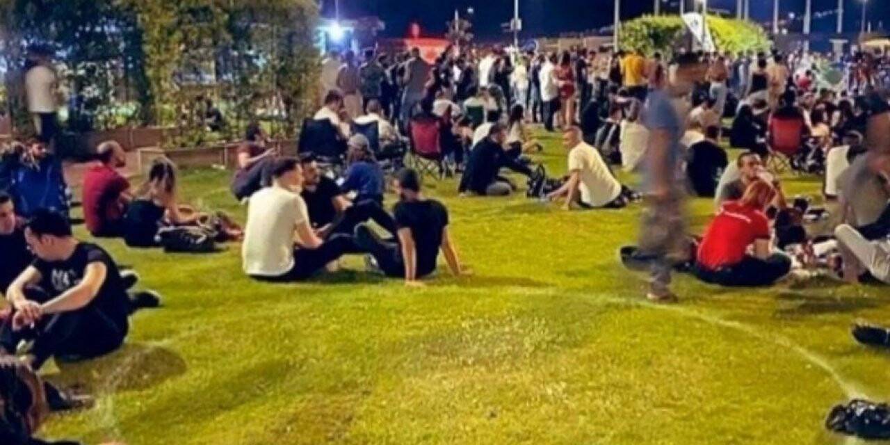 Kordon’da sosyal mesafe kurallarına uymayanlara ceza