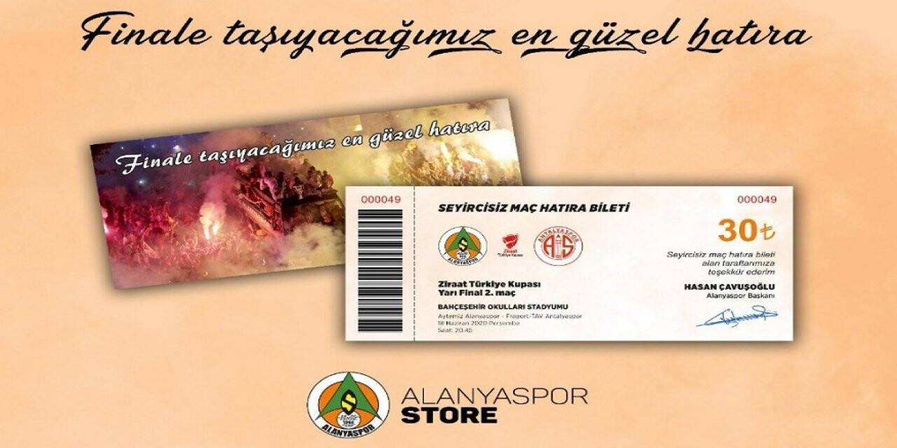 Alanyaspor’dan hatıra bilet kampanyası başladı