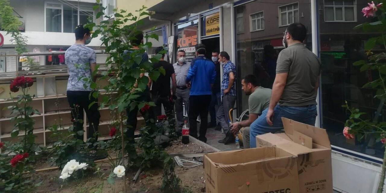 Başkan Tutal'dan İşyeri Yanan Esnafa Ziyaret