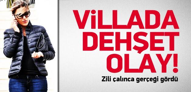 Villada kan donduran cinayet!