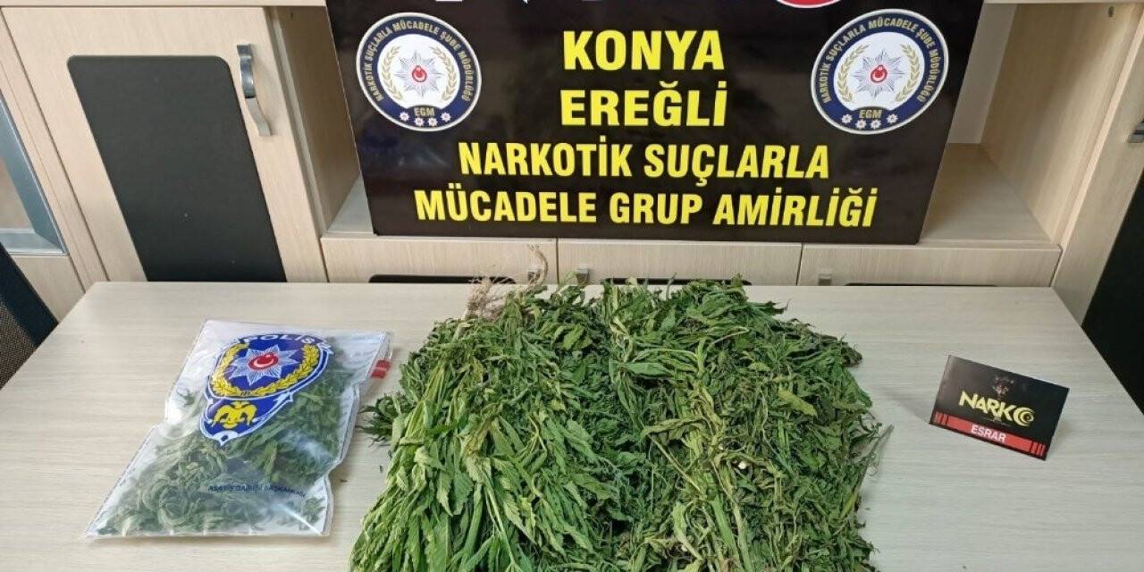 Konya’da uyuşturucu operasyonu