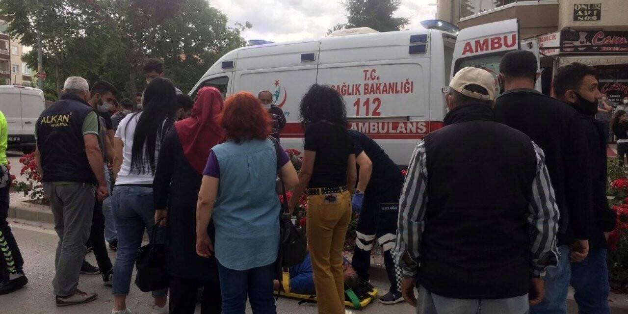 Konya’da otomobil ile elektrikli bisiklet çarpıştı: 2 yaralı